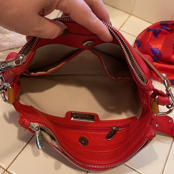 ValentinA purse bag leather, 11x7x3” - Picture 7 of 17